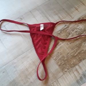 Red thong